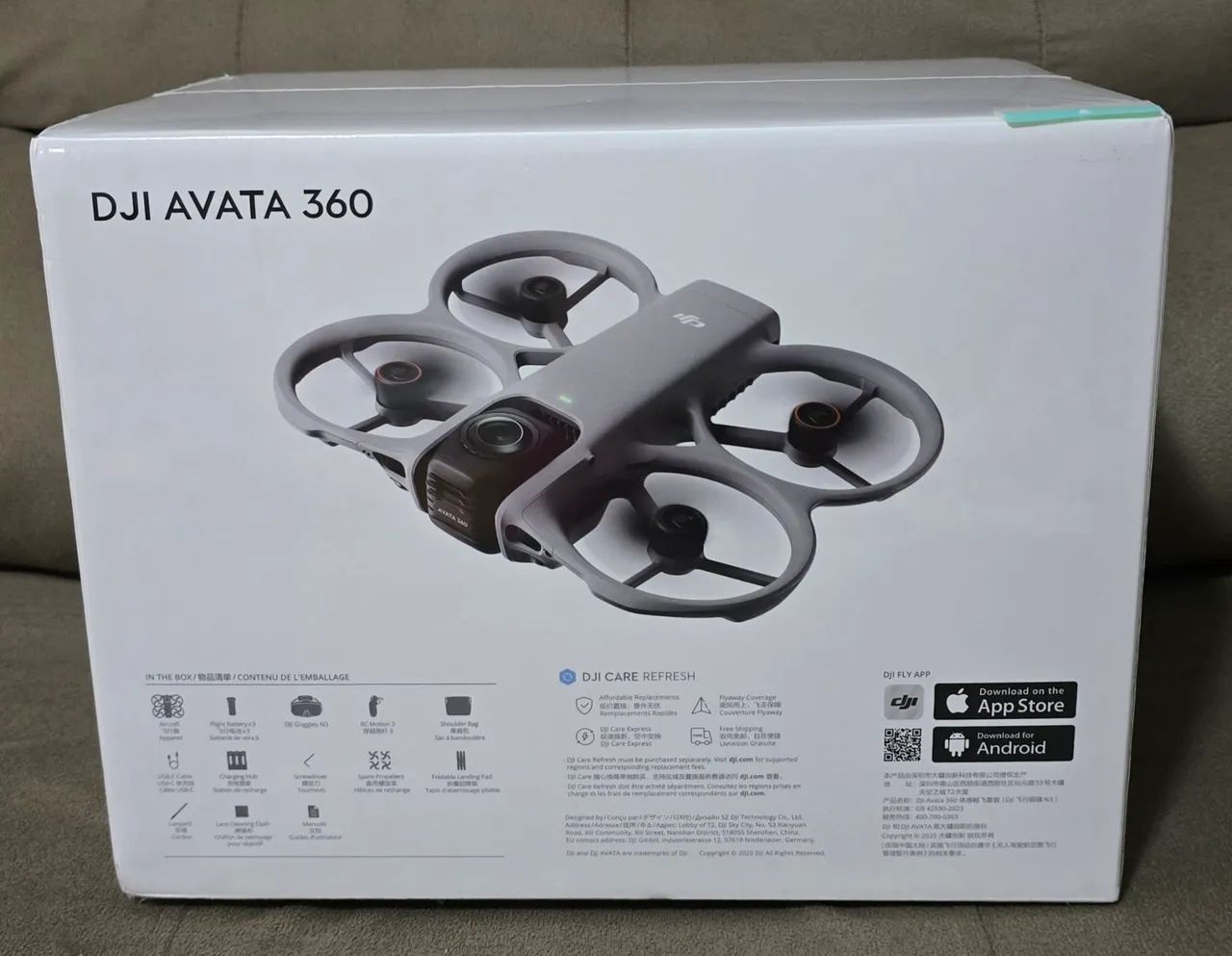 DRONE DJI AVATA 360 FLY MOTION COMBO COM ÓCULOS NOVO, LACRADO À PRONTA ENTREGA  - Foto 2
