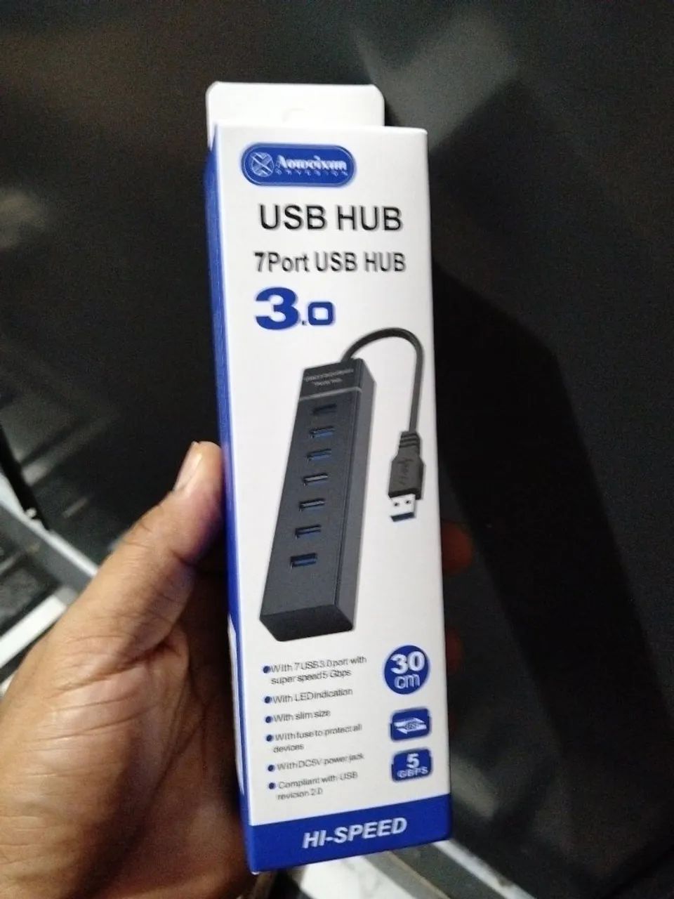 HUB USB 7 portas 3.0 - Foto 2