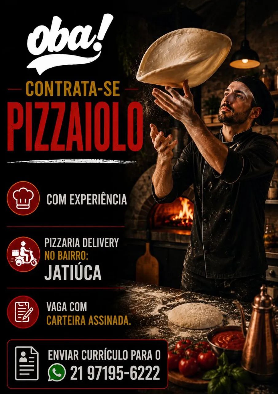 PIZZAIOLO CONTRATA-SE 