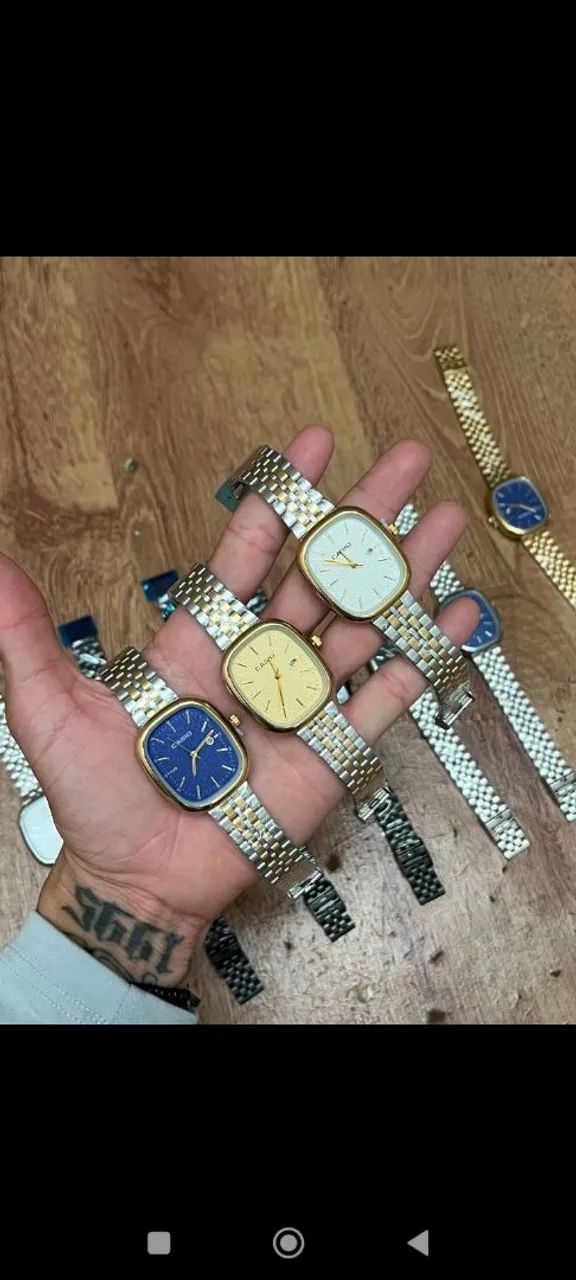 *relógio casio *<br>Primenro linha<br>Resistente d água <br>Tamnha médio<br><br>R$:55.00 ATACADO - Foto 4