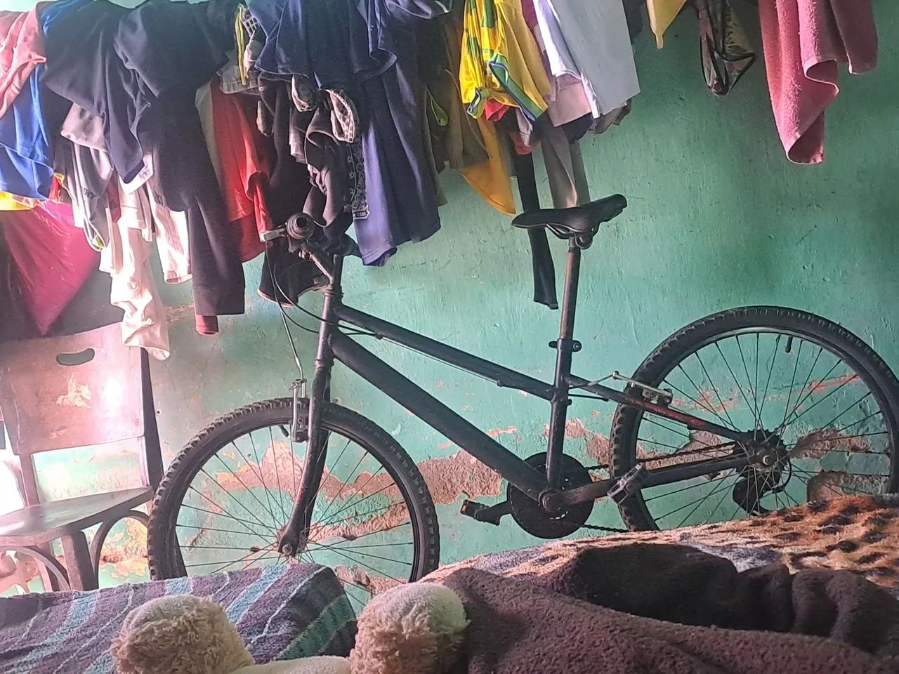 Bicicleta pra vender com Macha aro 24