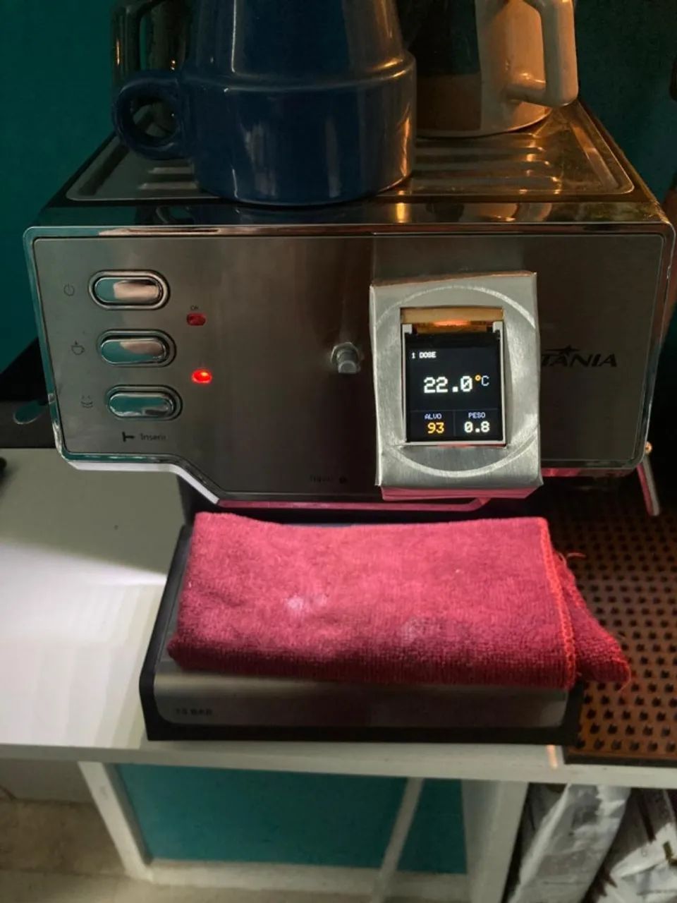 Setup de café espresso completo (Britania 15bar MOD + Tamontina by Breville)