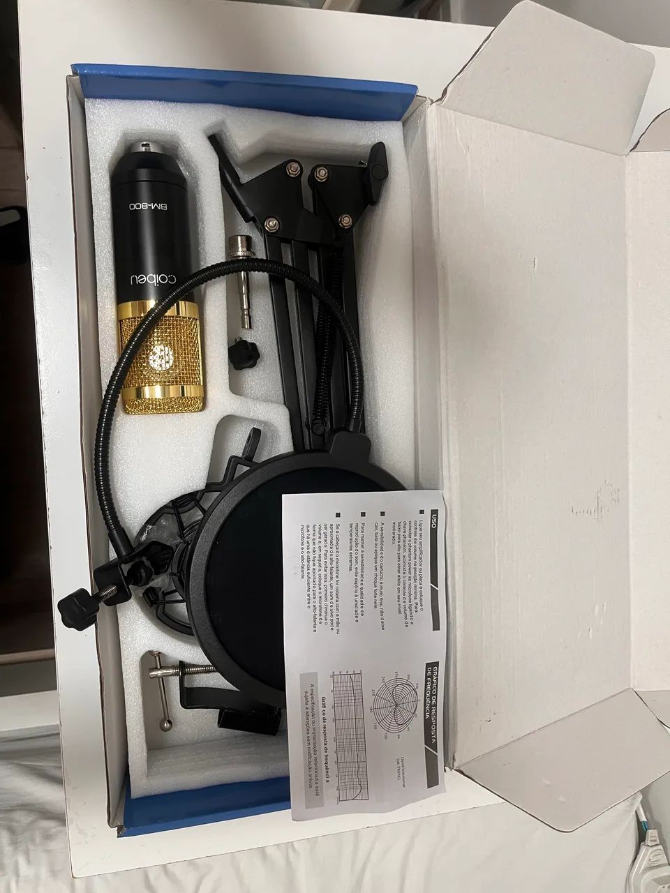 Kit Microfone Condensador BM800 - Foto 3
