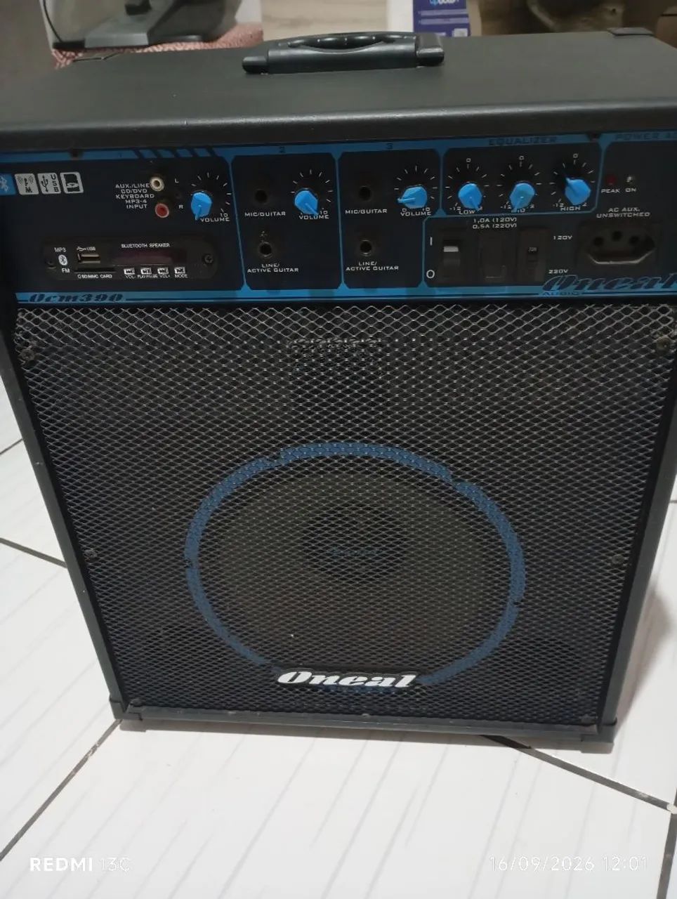 Caixa amplificada multiuso 80w Oneal 
