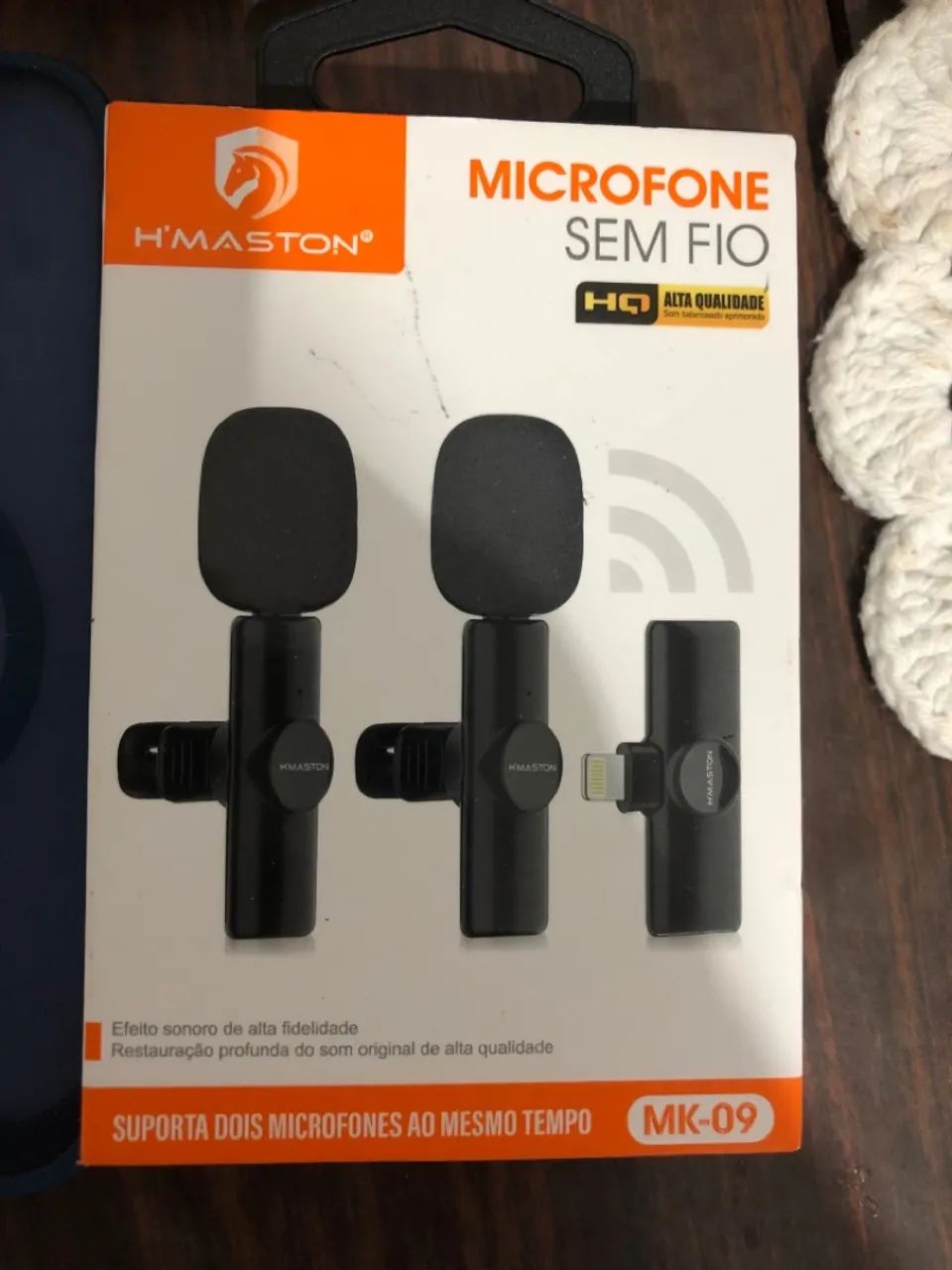 Capas IPhone Microfone Gravação Mini Tripé - Foto 4