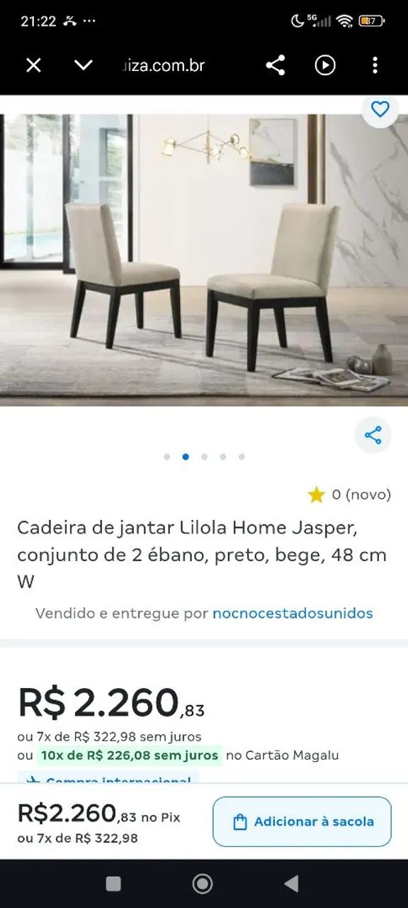 5 Cadeiras de jantar  - Foto 4