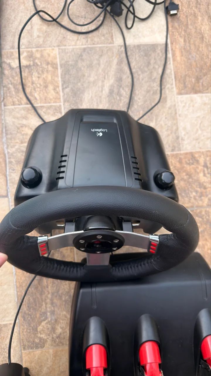 Volante G27 impecável  - Foto 5
