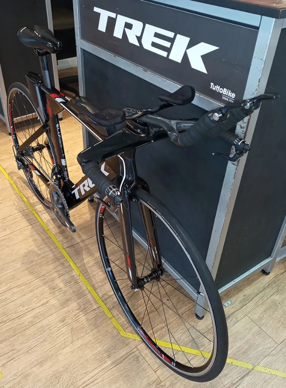 Bicicleta usada Trek Speed Concept (tamanho M) - Foto 3