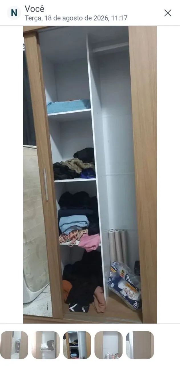 VENDO Guarda Roupas Solteiro semi novo! - Foto 3