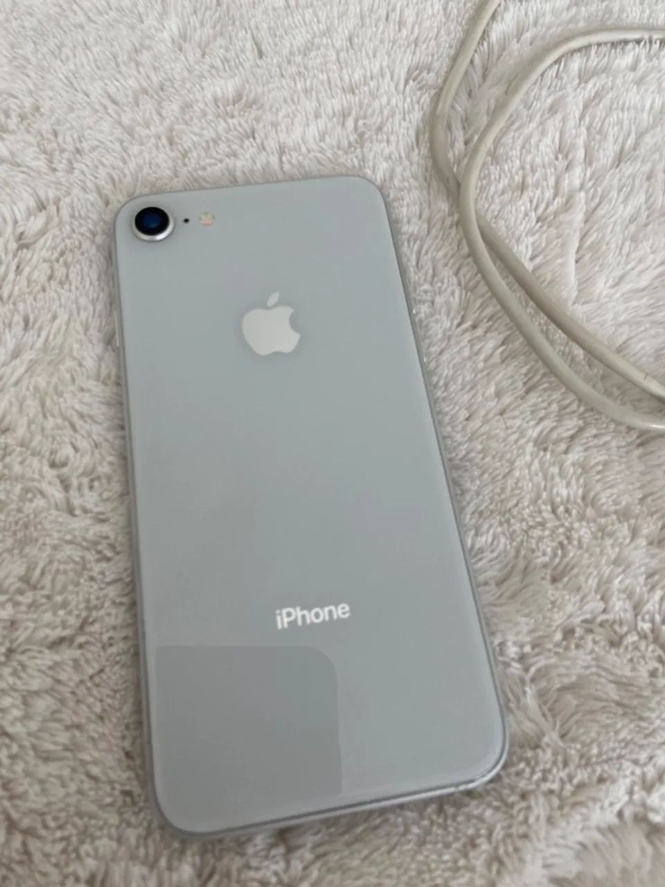 iPhone SE 8 - Branco/Prata + Cabo - Foto 2