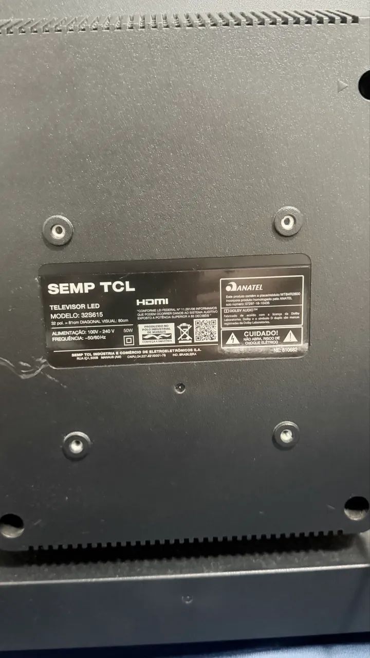 Smart TV TCL 32? Android - 32S615 - Excelente Estado - Foto 3