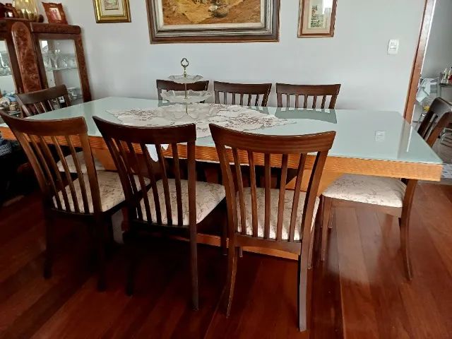 Mesa jantar com 8 cadeira - Foto 4