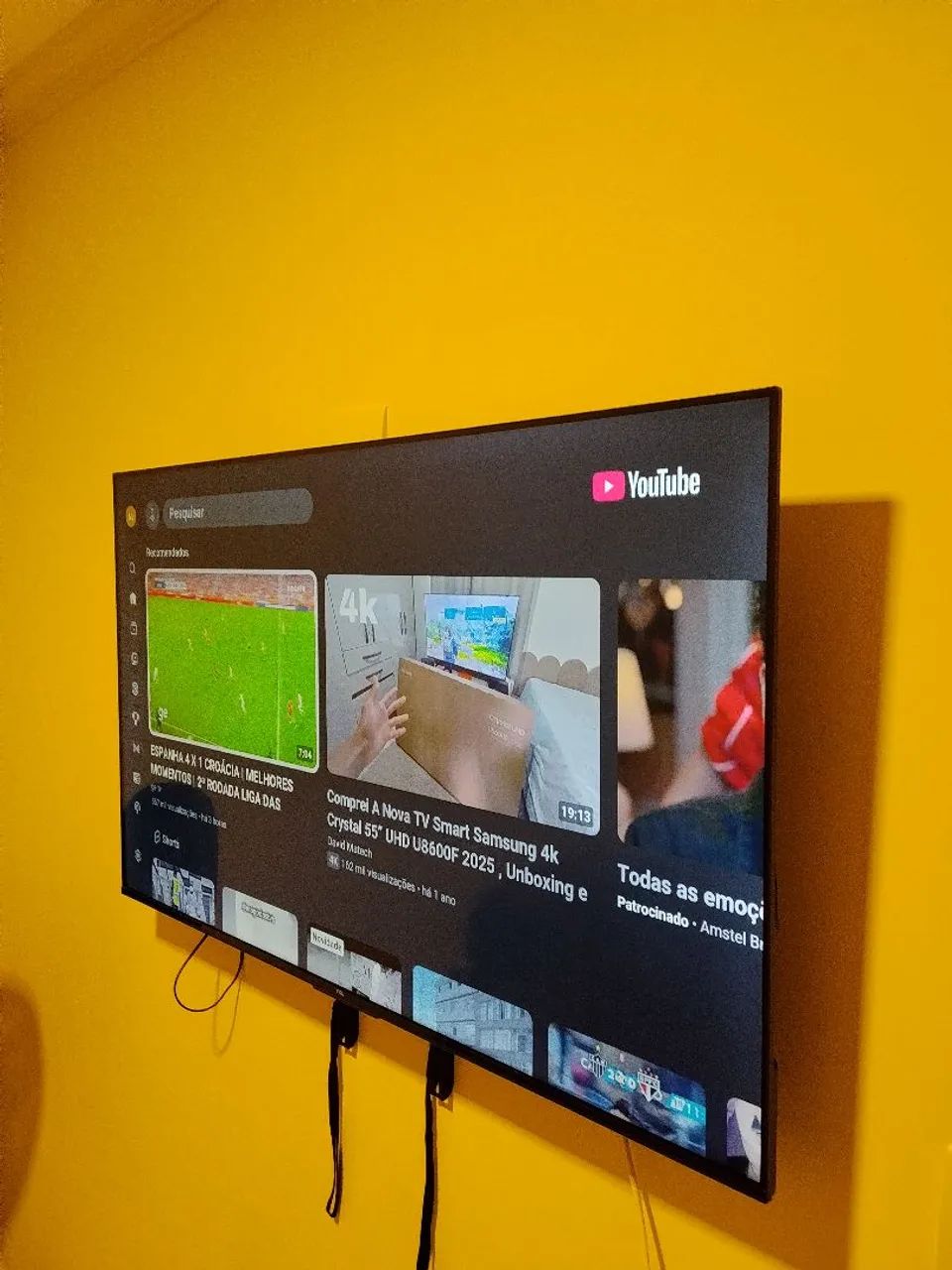Smart TV TCL QLED 55 Polegadas  Wi-Fi Google TV Comando de Voz  - Foto 2