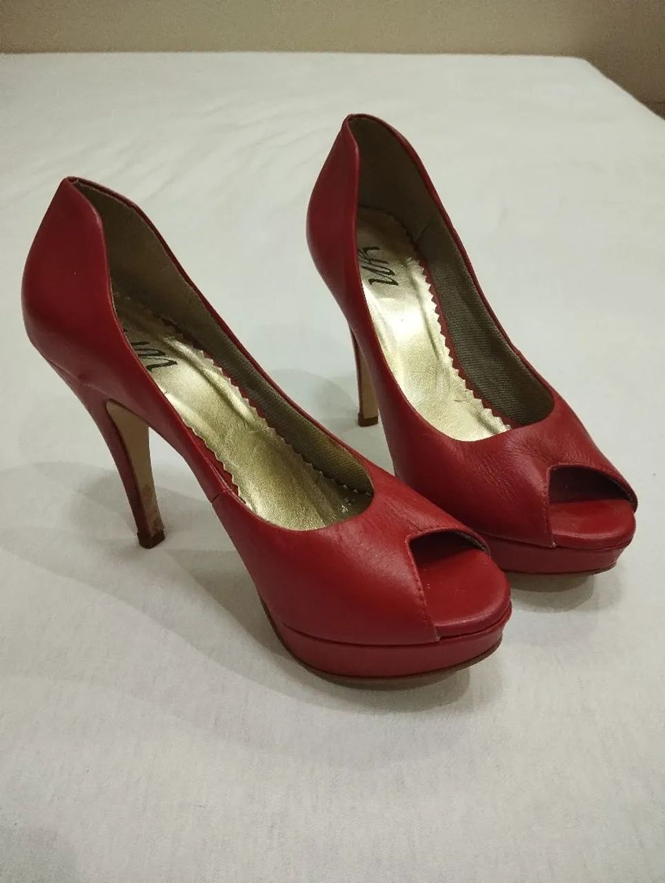 Sapato Scarpin vermelho Tam 36 