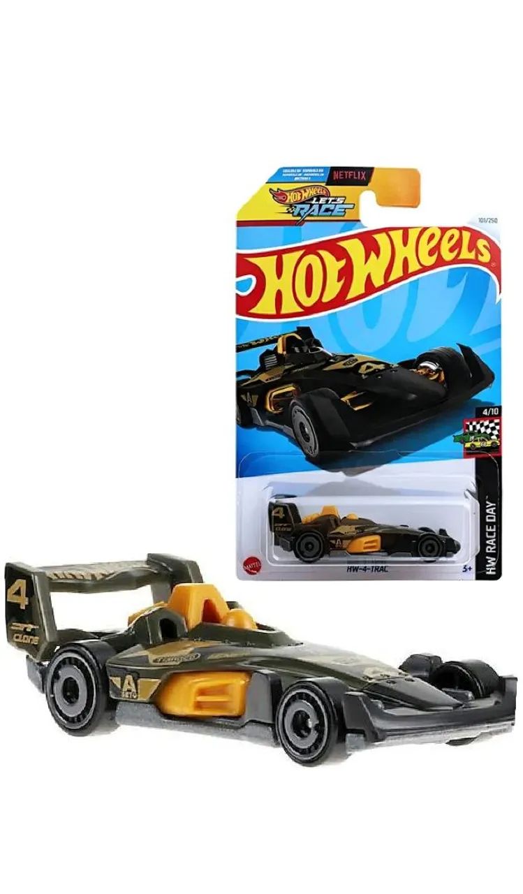 Hot Wheels carrinho de corrida Race Day HW 4 Track - Foto 2