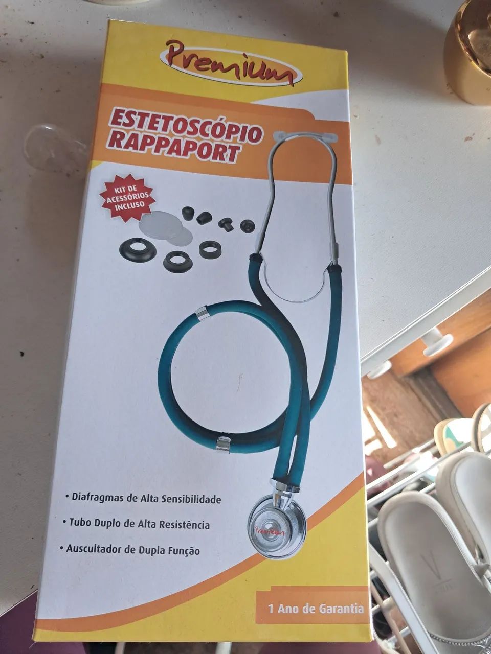 Kit Médico Profissional , Aparelho de pressão + Estetoscópio Premium