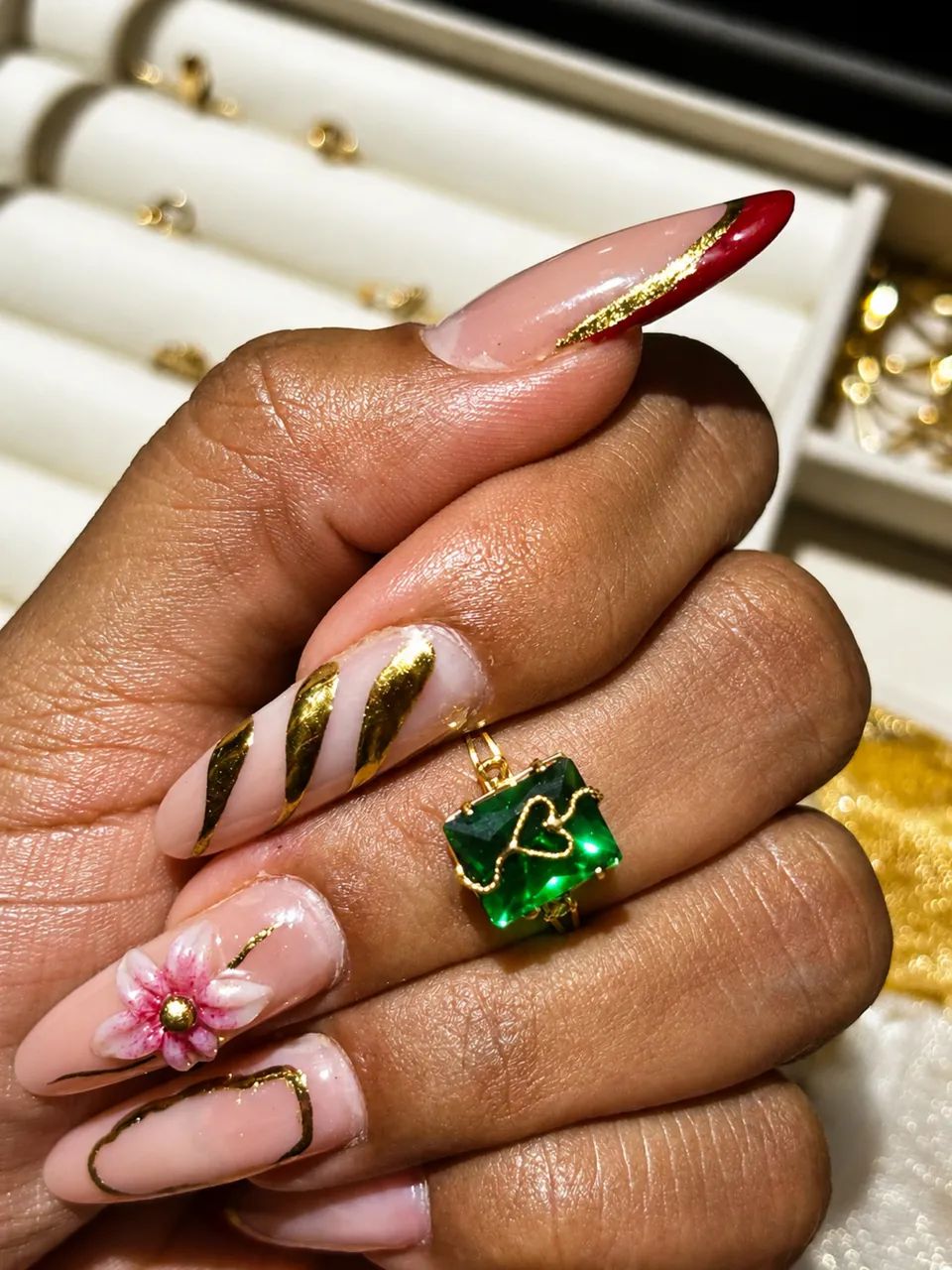 Anel em ouro 18k - Foto 2