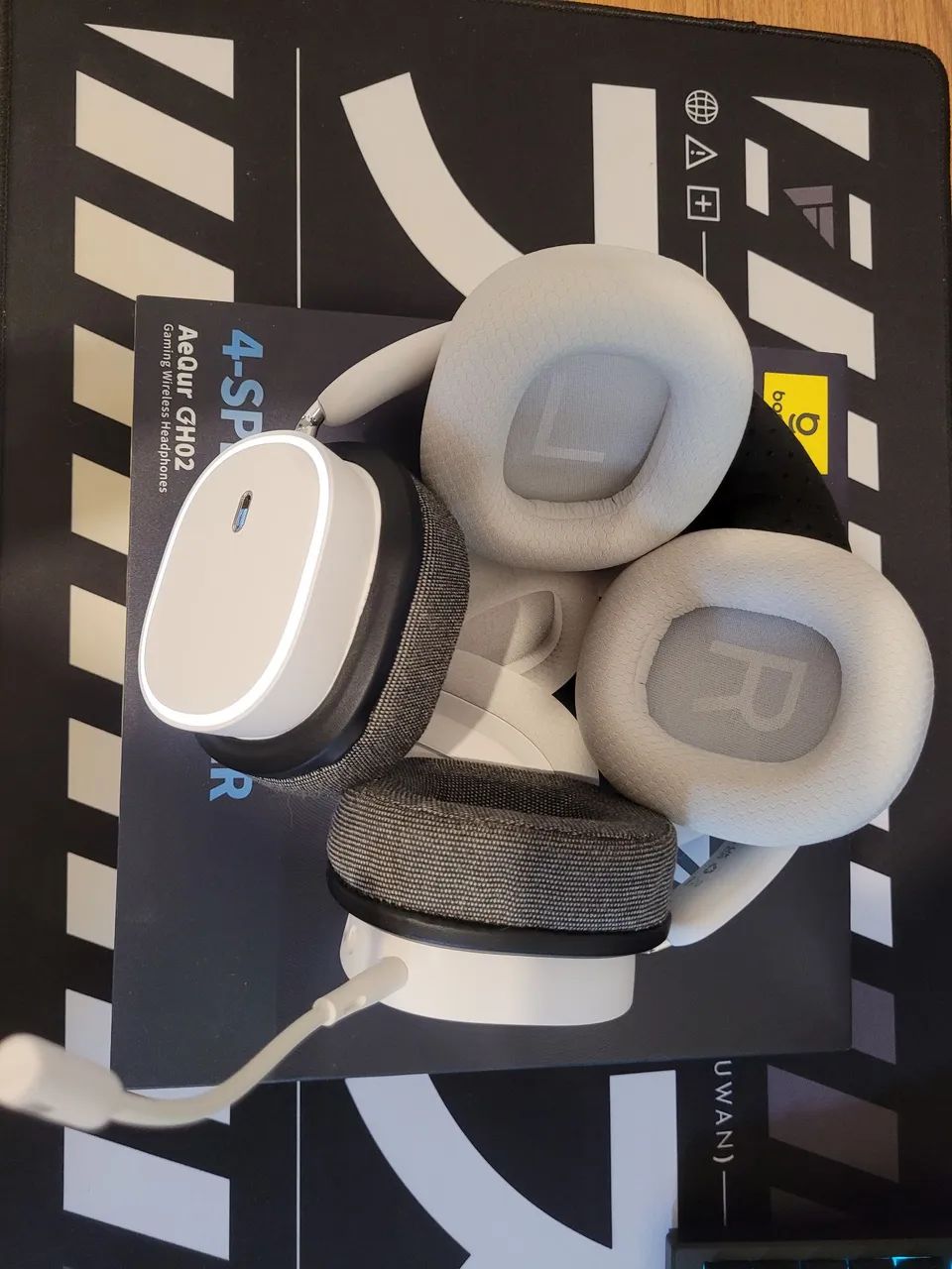 Headset Gamer Sem fio | Baseus GH02 + Acessórios  - Foto 2