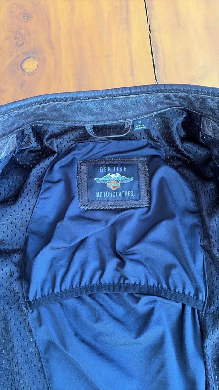 Jaqueta Harley Davidson Original - Couro - Foto 3