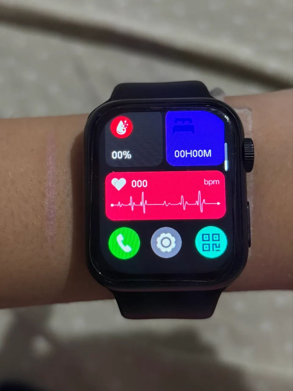 Smartwatch inteligente preto mini 38mm - Foto 5
