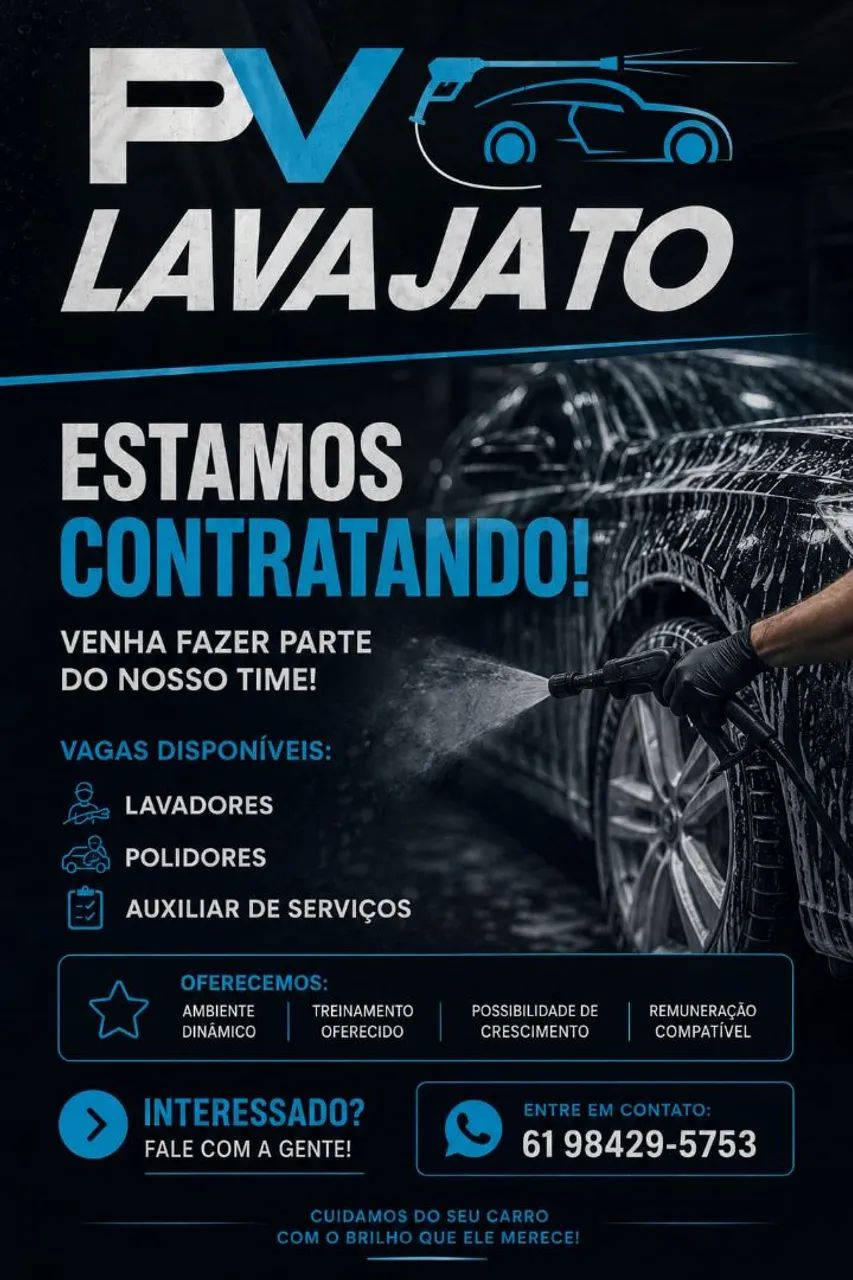 Contrato diarista para lava jato