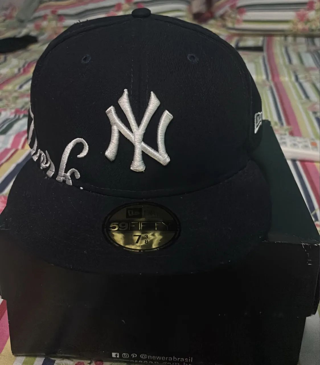 Boné New Era 59FIFTY original tamanho 7 3/8 58.7cm - Foto 2