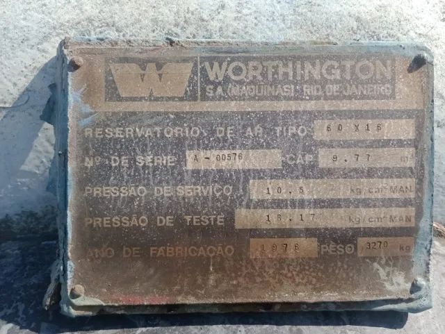Pulmão de ar comprimido 9.770L - Foto 2