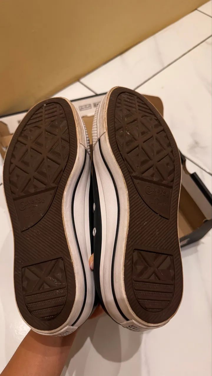 Vendo converse de couro n36  - Foto 4