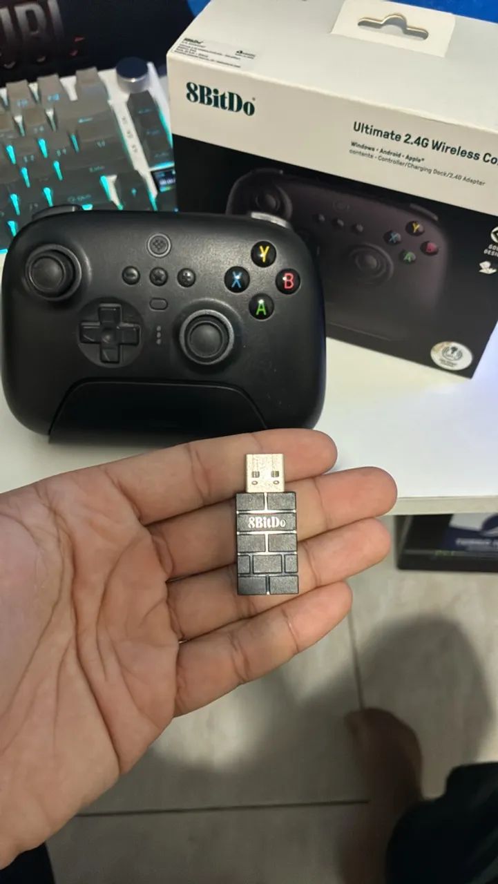 Controle 8BitDo Ultimate 2.4G - Foto 2