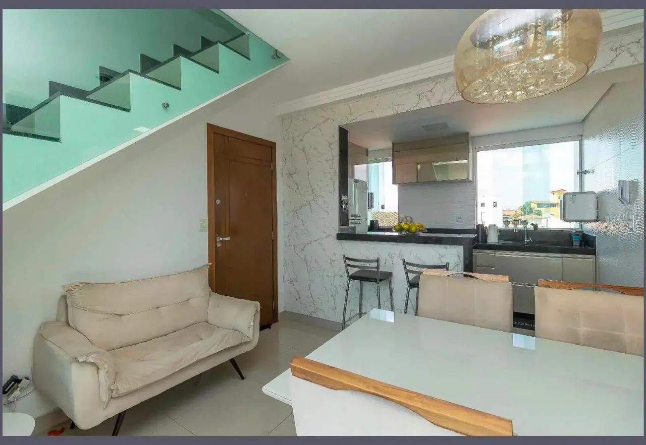 Apartamento com 3 quartos.