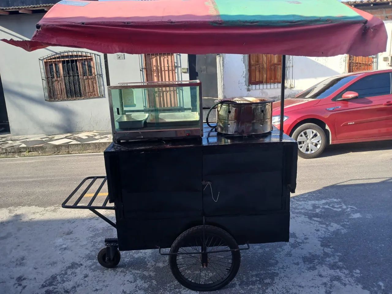 Carrinho de lanche completo 