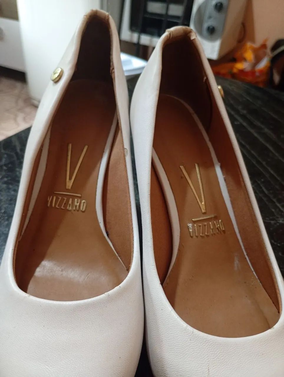 Sapato feminino vizzano - branco 