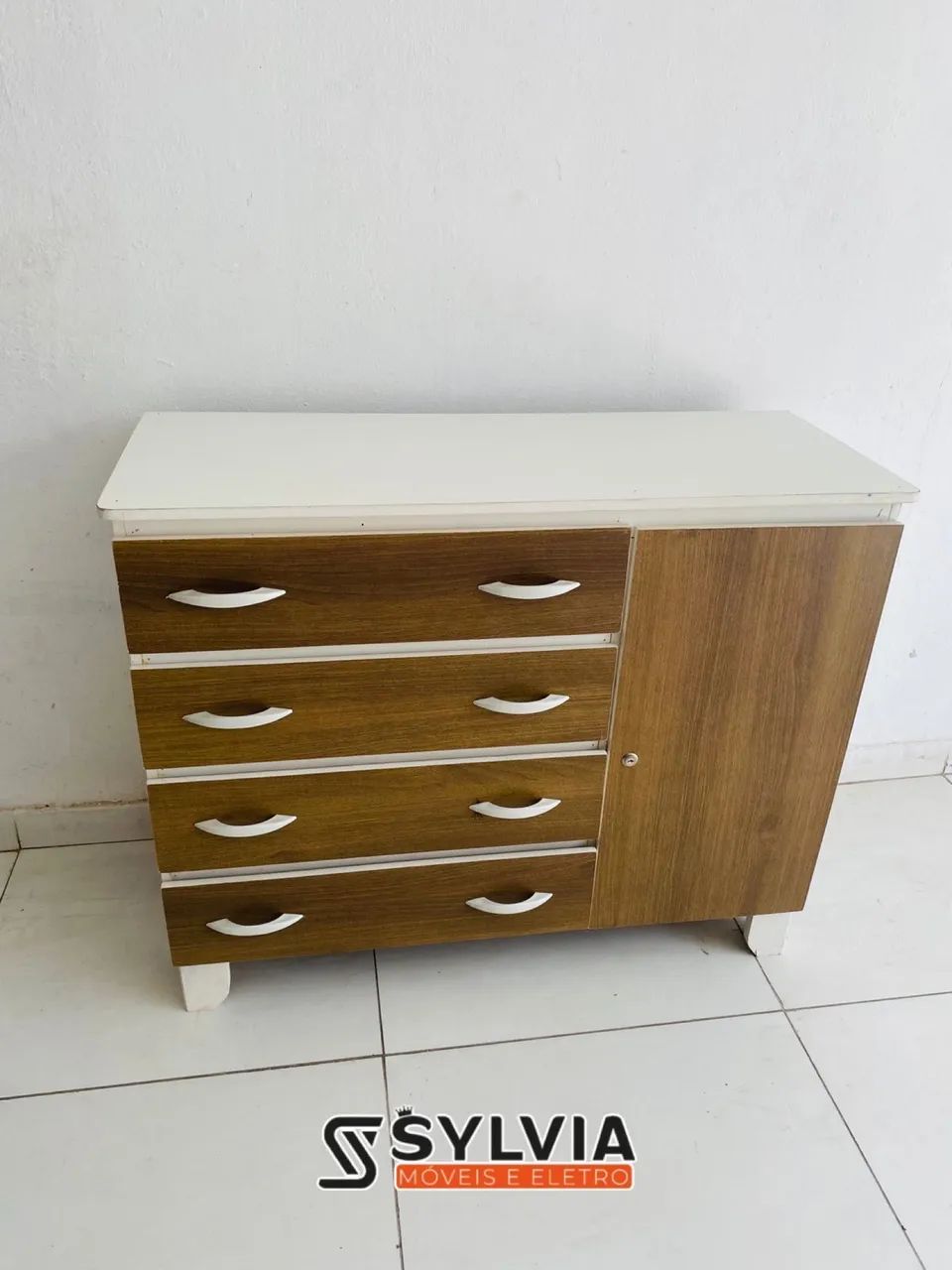 CÔMODA 4 GAVETAS COM SAPATEIRA  - Foto 2