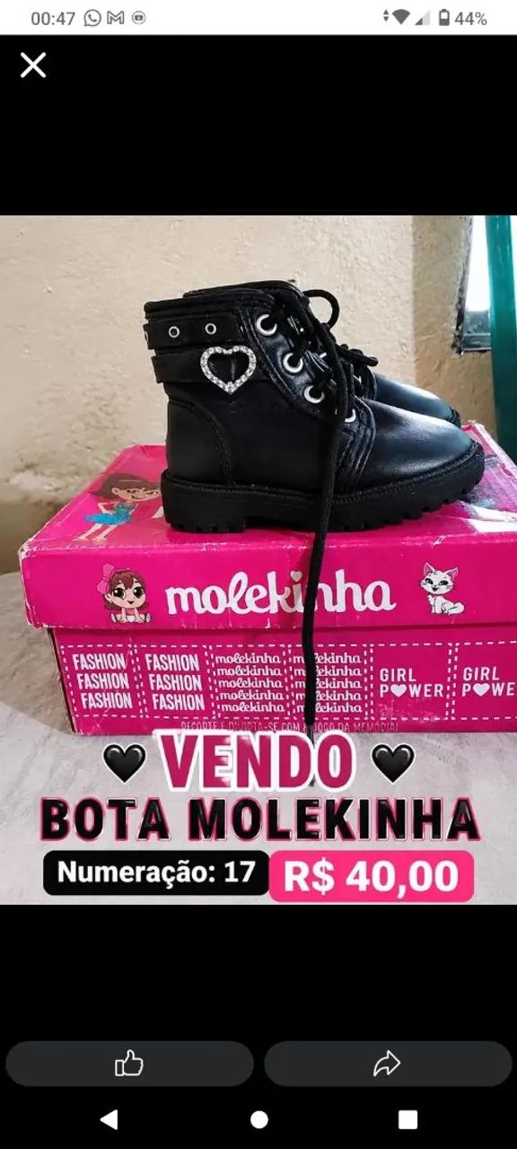 Botinha semi nova