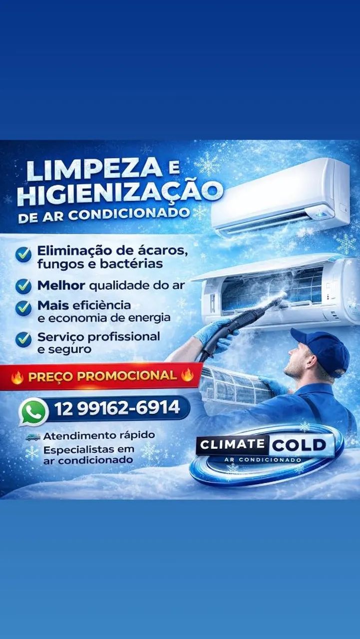 Limpeza e manutenção de ar condicionado 