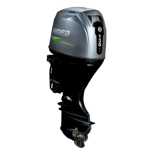 Motor Hidea 130HP 4T Elétrico Comando Remoto Rabeta 20.3" Power Trim - Motor de Popa Novo