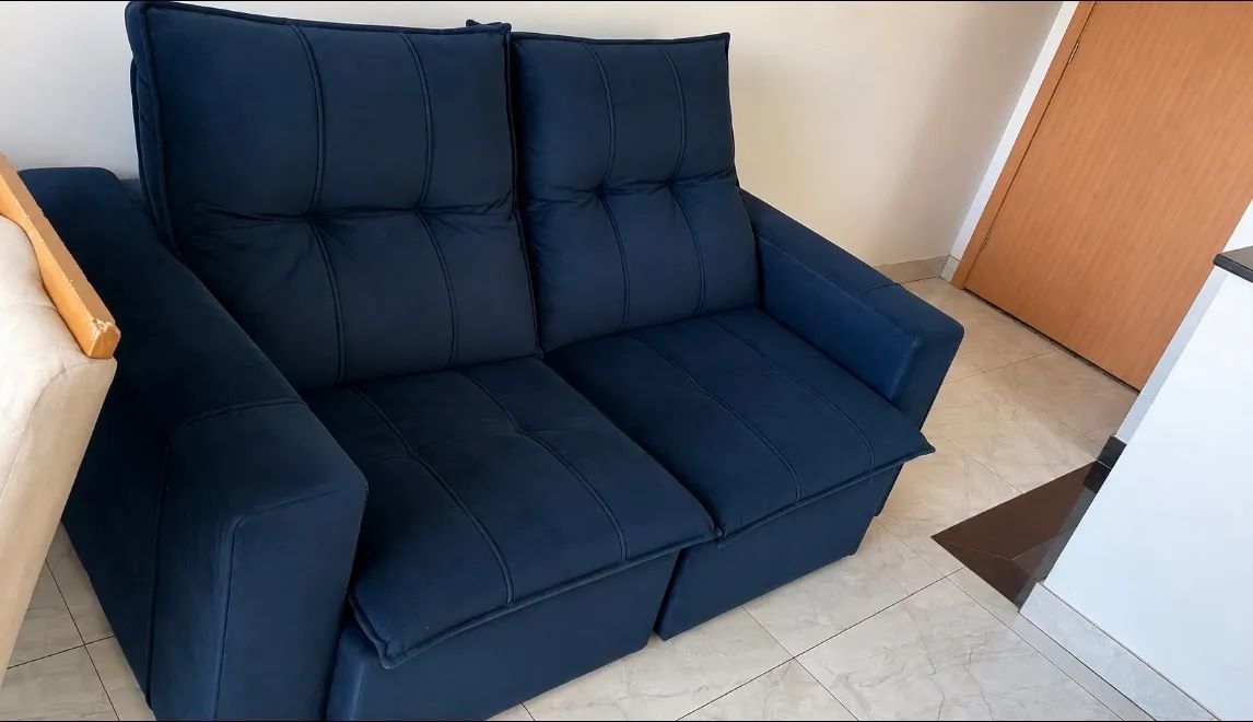 Sofá Retrátil e Reclinável 2 Lugares