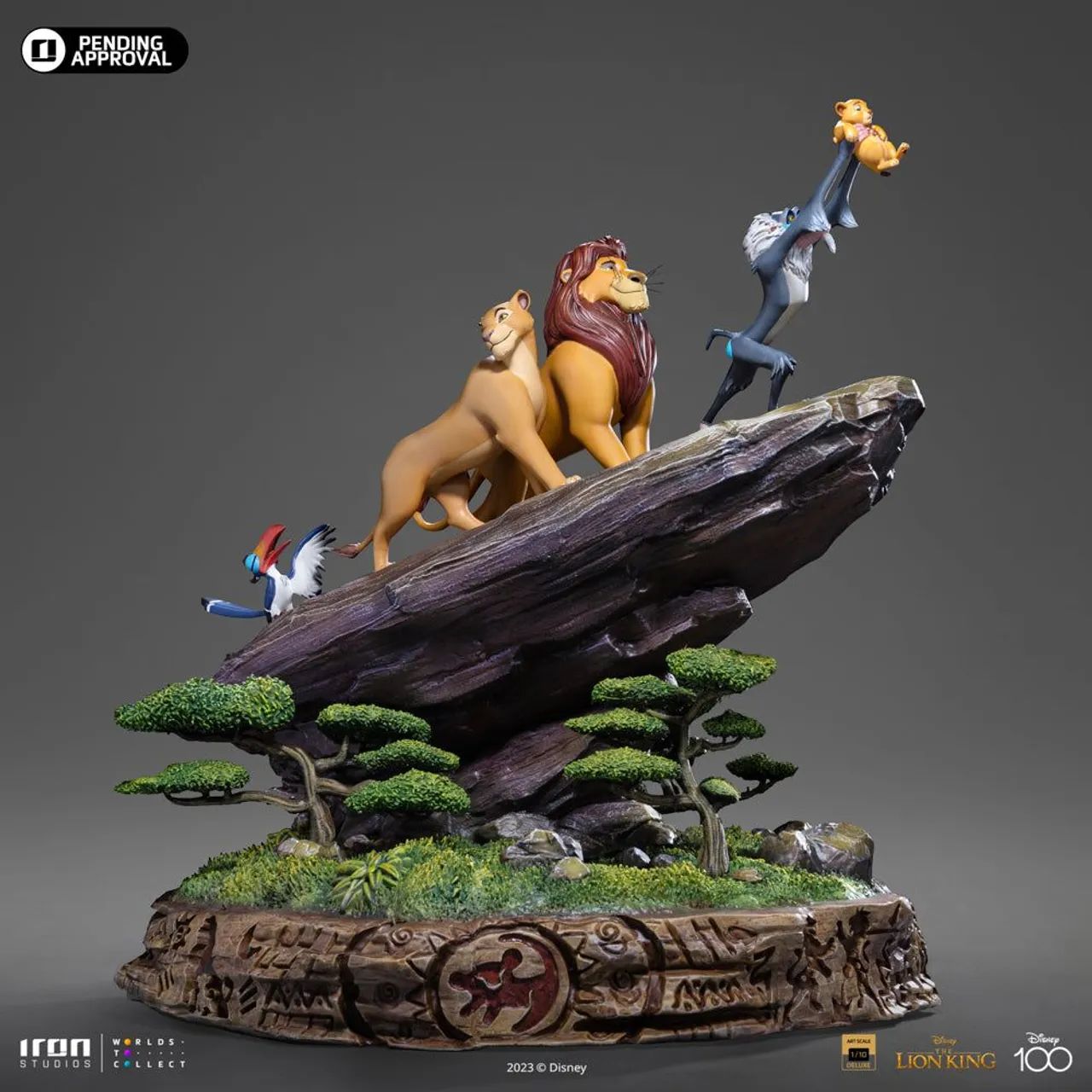 Rei Leão Deluxe - The Lion King - Art Scale 1/10 - Iron Studios
