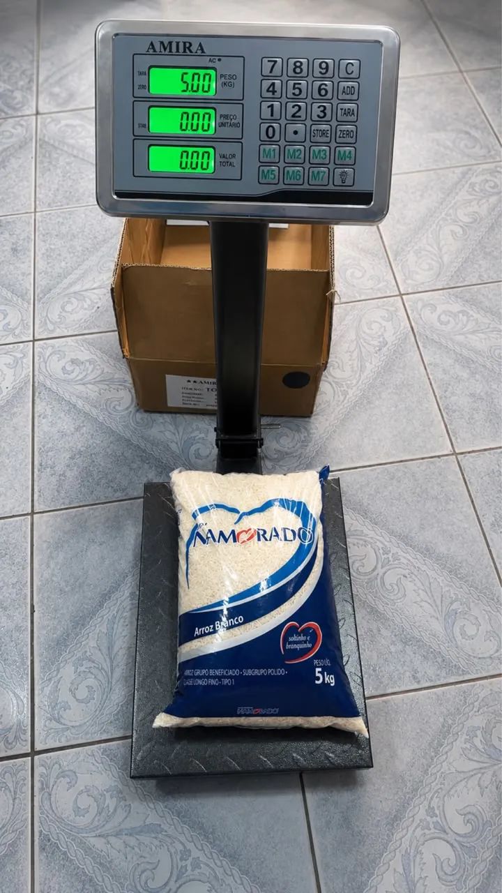 Balança digital 200kg base 30x40