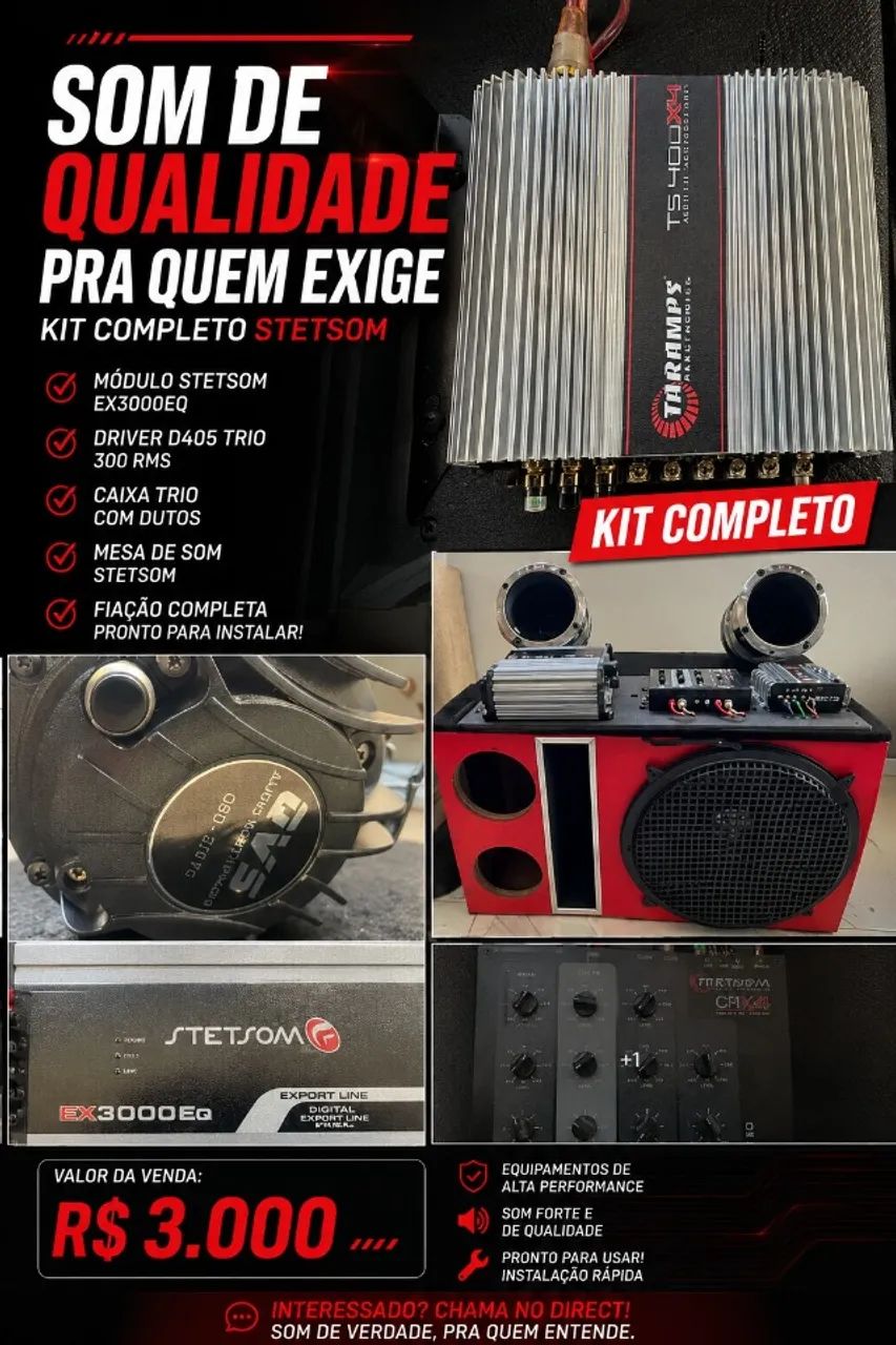 Caixa trio 