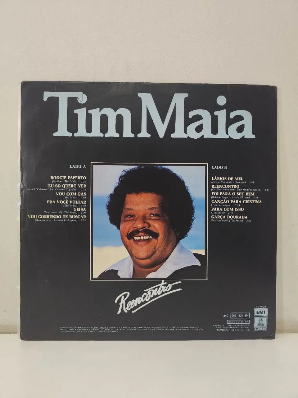 LP Disco de Vinil Tim Maia - Reencontro (1979) - Foto 2
