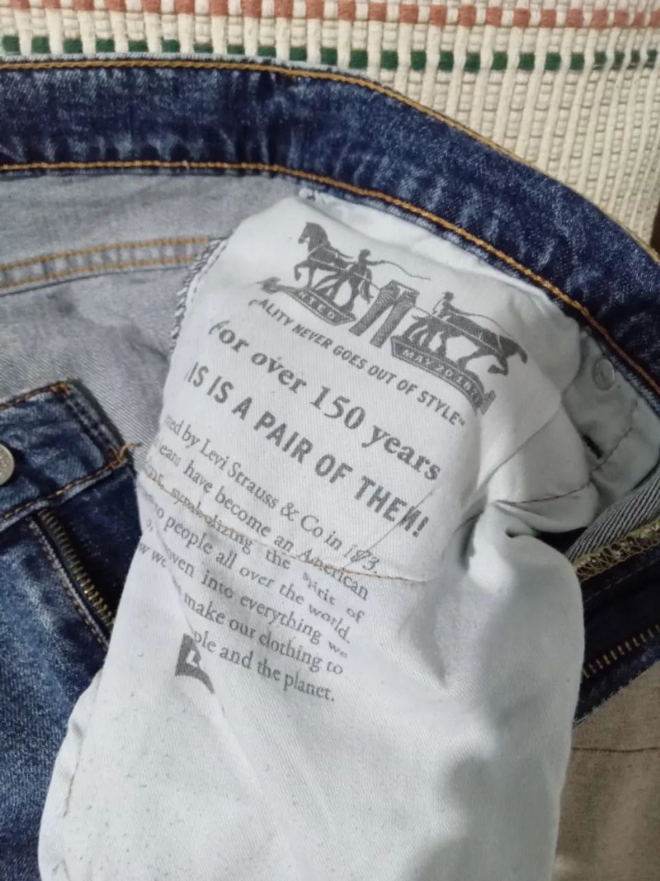 Calça Jeans Levis Tam. 36 (46BR) - Foto 3