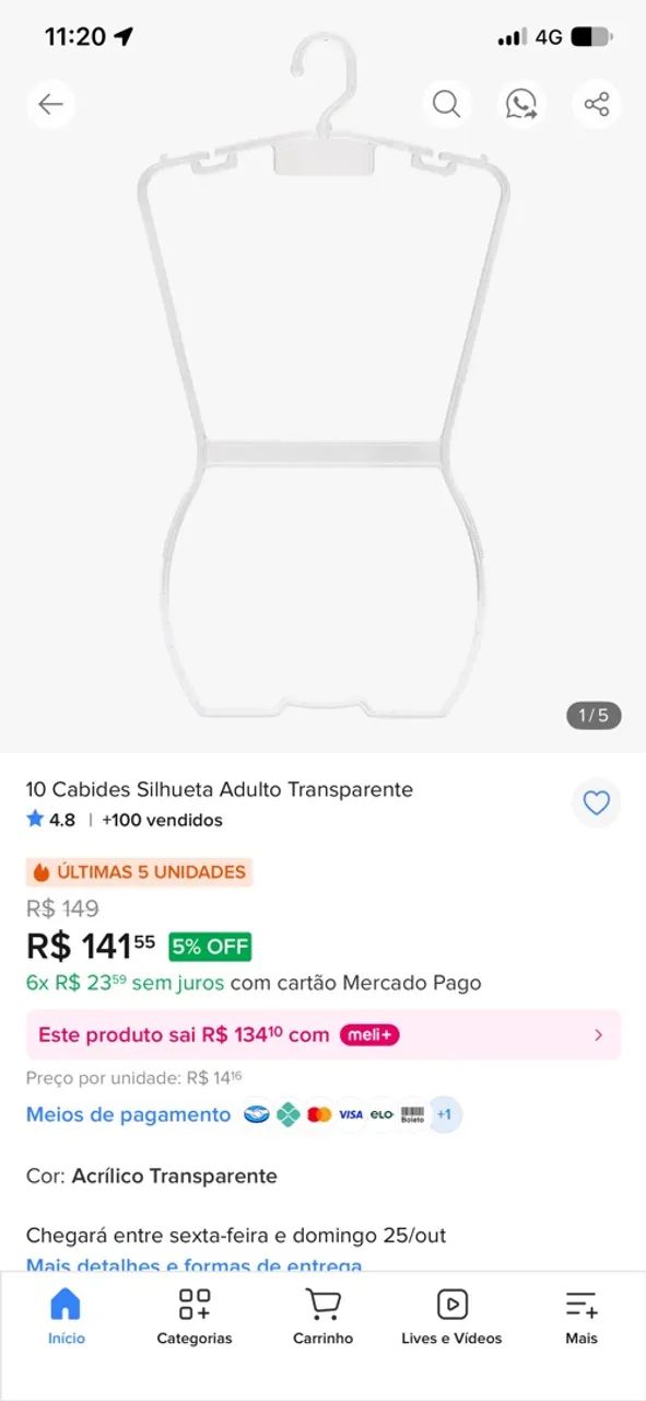 Cabide para roupa - Foto 2