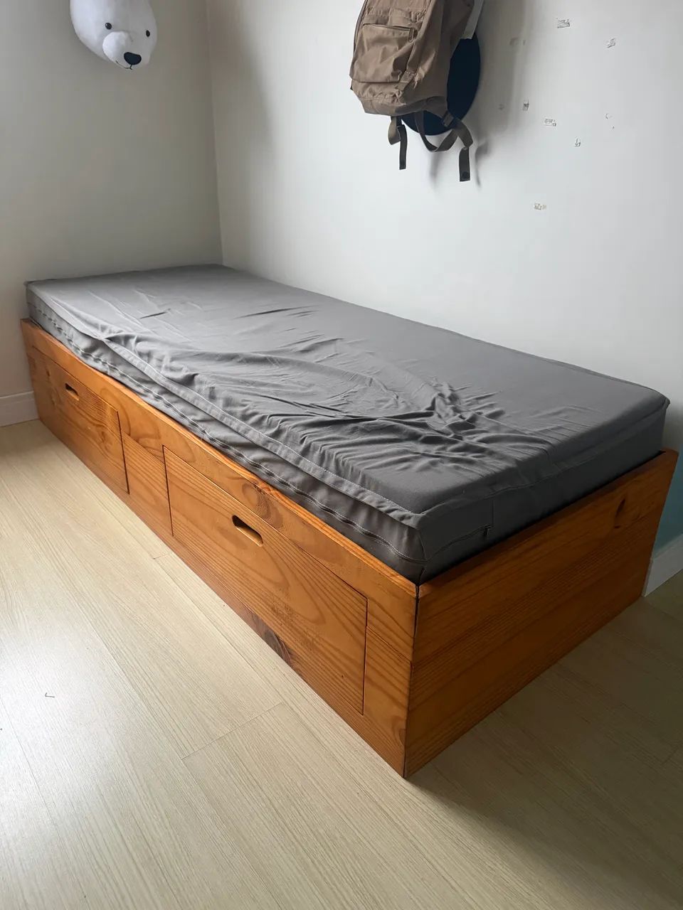 Cama com gavetas + colchao - Foto 4