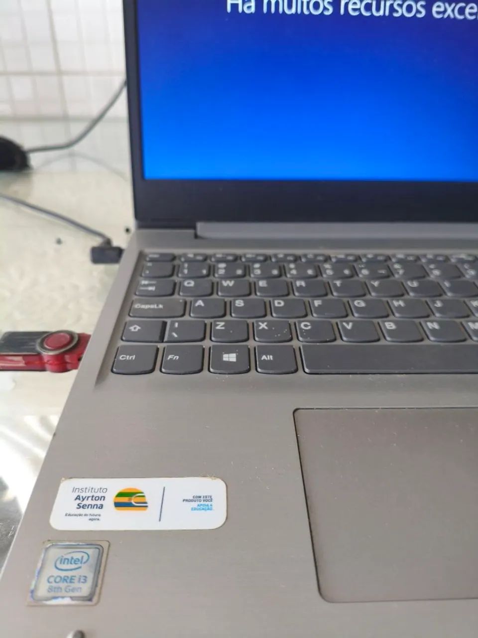 Notebook Lenovo 8 geração i3 4gb de ram ssd128 - Foto 3
