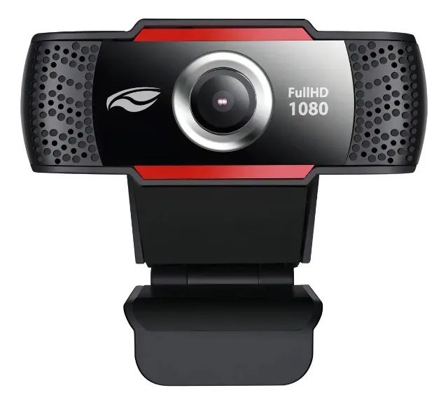 Webcam Full HD 1080p C3Tech WB-100BK 30FPS Microfone USB Web Cam  - Loja Coimbra Entrega