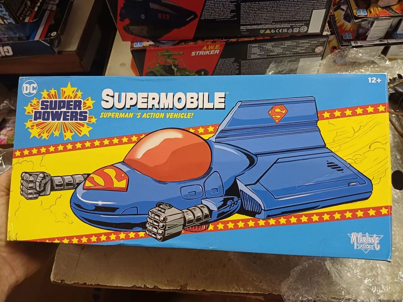 Supermobile Super Powers nave Superman McFarlane 