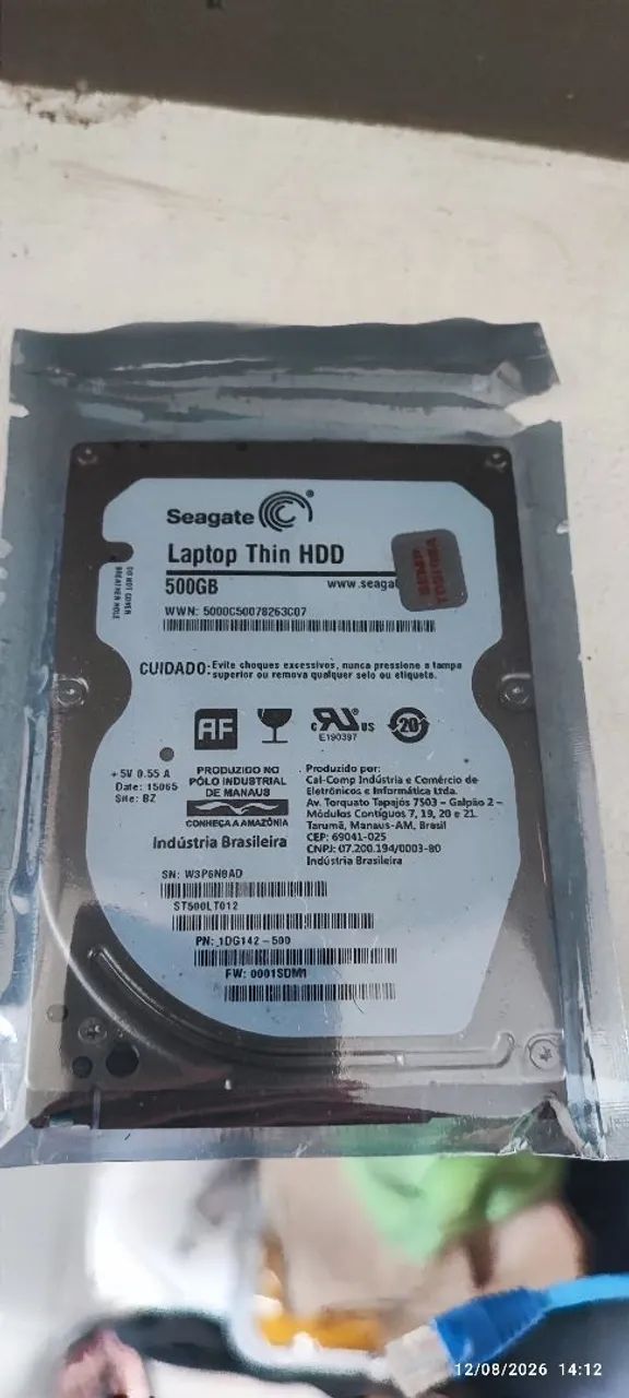 Hd 500 gb notebook 