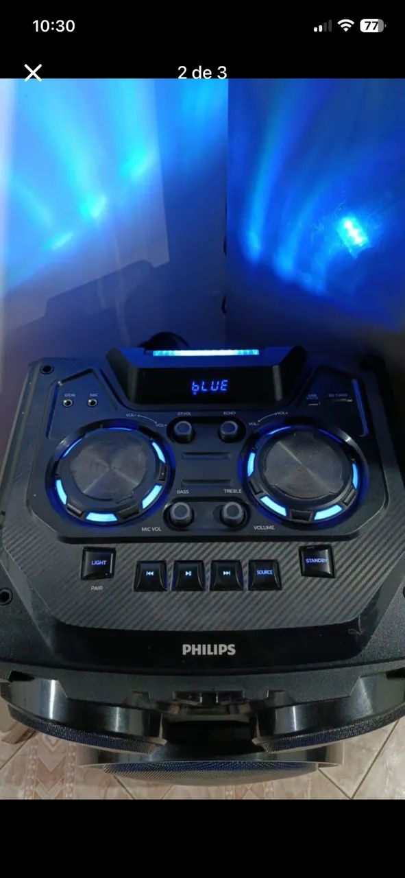 Caixa de som Philips 
