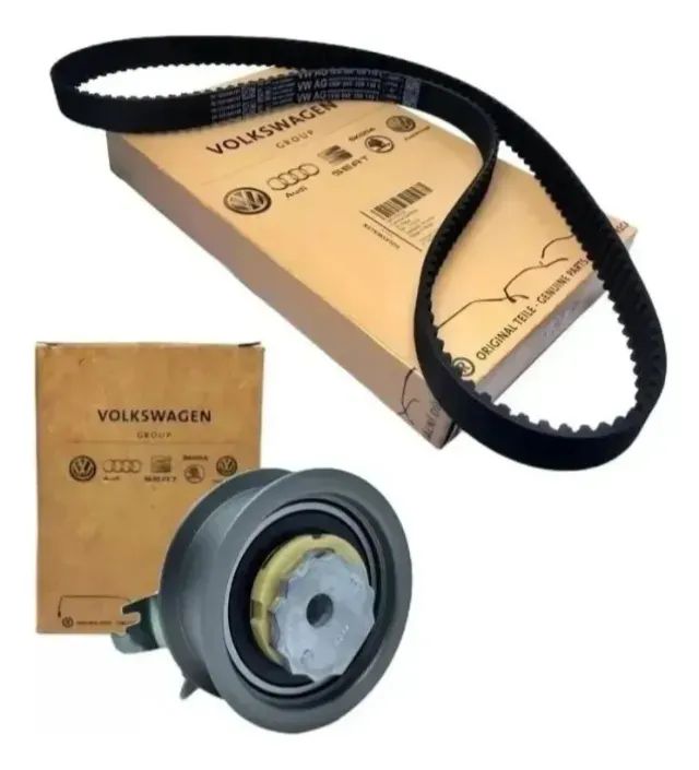 Kit Correia Dentada+Tensor Polo ,Virtus, Gol ,Fox ,Up, Taos Motor Ea211 Original Vw.